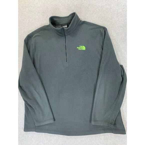 The North Face Half Dome 1/4 Zip‎ Pullover (Men's XXL) Gray - Picture 1 of 12